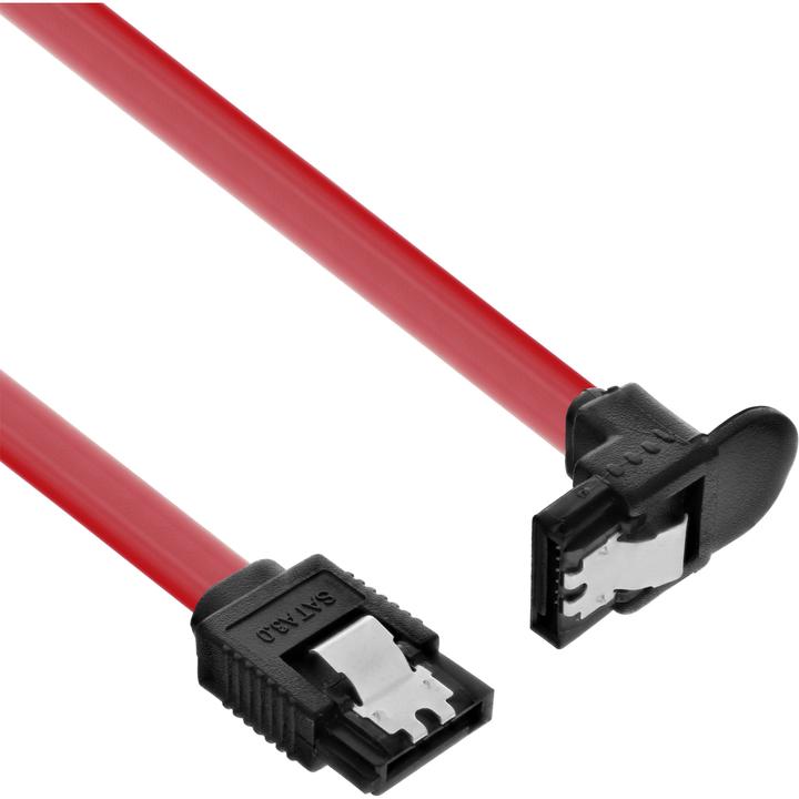 Image du produit InLine Câble SATA III (6Gb/s) coudé