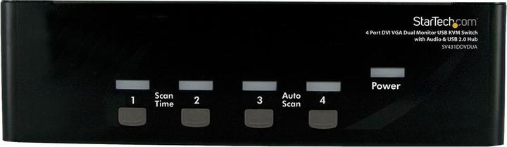 Produktbild StarTech 4 Port Dual DVI USB KVM Switch
