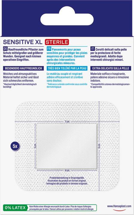 Actual product image Hansaplast Sensitive (5 x)
