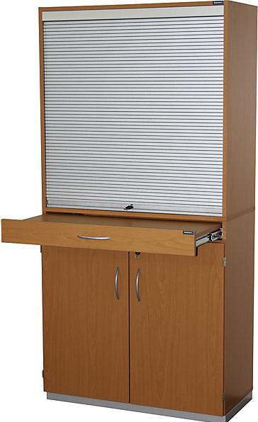 Immagine prodotto eurokraft pro Armadio di cernita con tapparella e tavolo di cernita (91,5 x 44 x 186,5 cm)