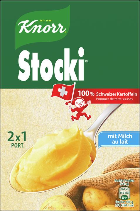 Produktbild Knorr Stocki Kartoffelstock mit Milch und Schweizer Kartoffeln (86 g)