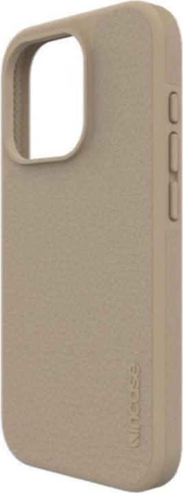 Produktbild Incase ICON Tasche für MagSafe für iPhone 16 - Hafermilch gekörntes Pflanzenleder (Apple iPhone 16)