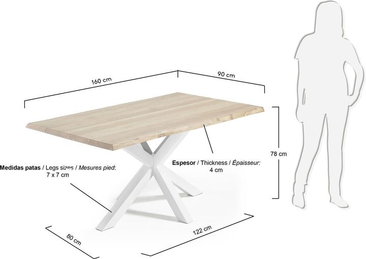 Image du produit Kave Home Argo (90 x 160 x 78 cm)