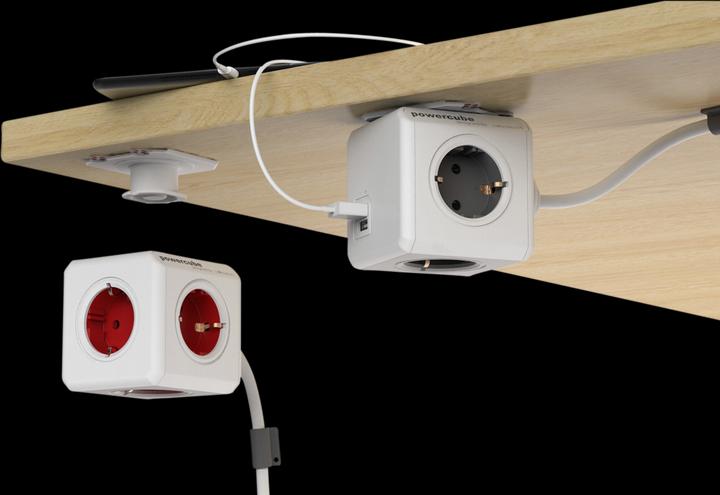Actual product image Allocacoc PowerCube Extended incl. 1.5 m cable Type F (5 x, CEE 7/4, 1.50 m)
