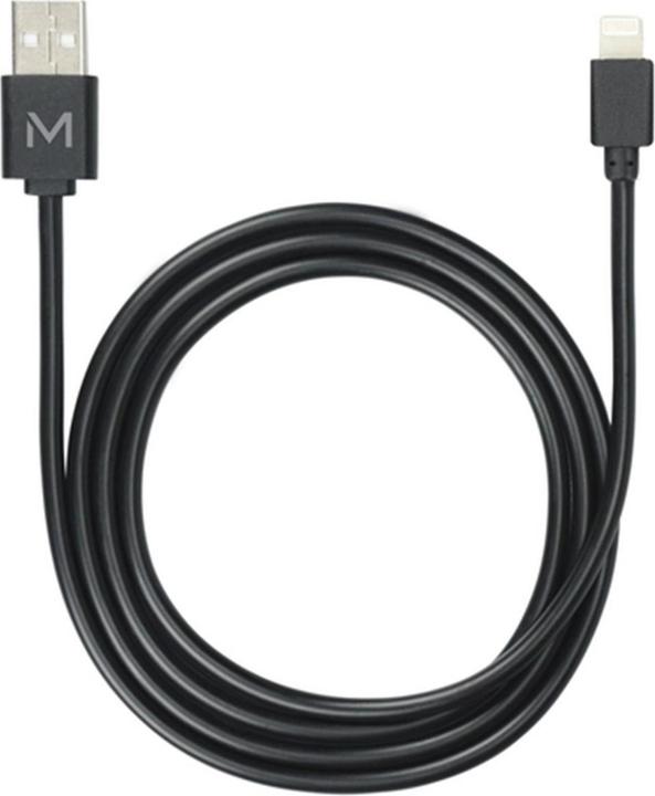 Actual product image Mobilis 001279 Lightning cable 1 m black (1 m)