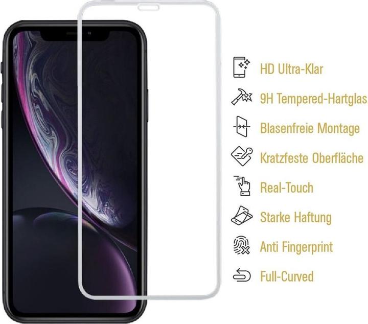Produktbild Protectorking 2x echtes Tempered 9H Panzerhartglas 3D KLAR (2 Stück, Apple iPhone XS Max)
