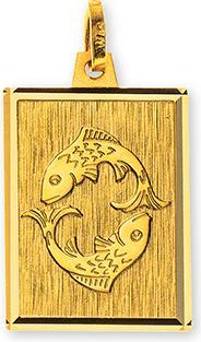 Natsumi Schmuck Anhänger Sternzeichen Fische Gelbgold 18K/750 (750/18 K Gelbgold)