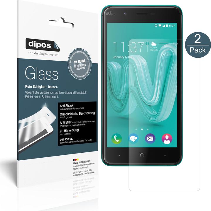 Actual product image Dipos Screen Protector Anti-Shock (2 Piece, Wiko Kenny)