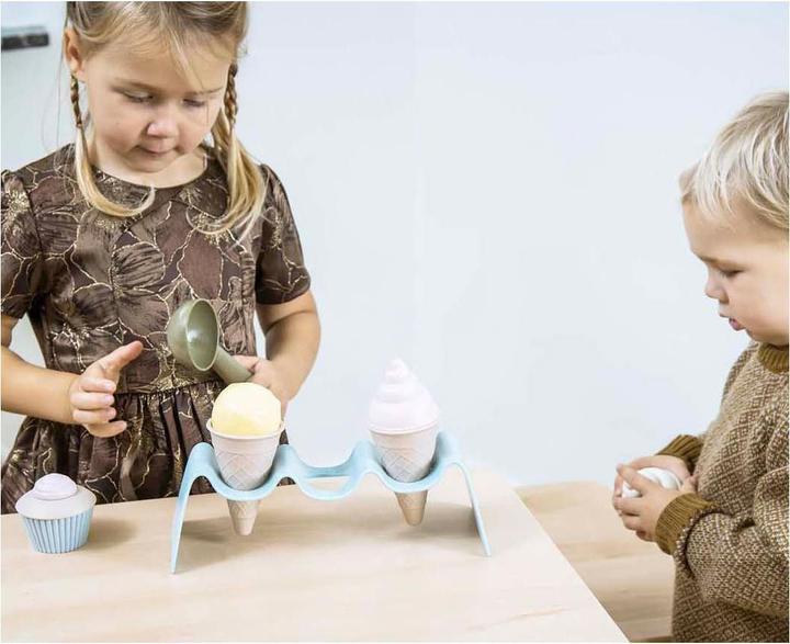 Actual product image dantoy 6974 - ORGANIC CUPCAKE ICE CREAM SET 54 PIECES KRT.