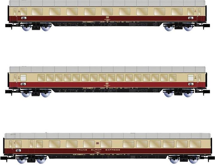 Actual product image Hornby DB 3 TEE cars Bavaria Apm121,vm111,ARDm106 ep.IV (Track N)