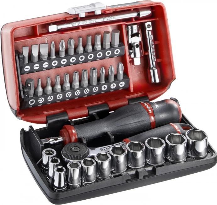 Actual product image Facom R2NANO socket set 38 pcs 1/4" ( 834486 ) + case
