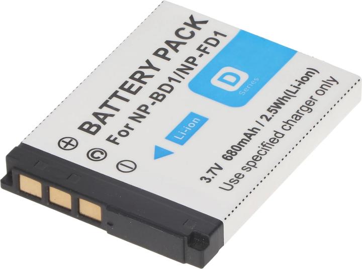 Actual product image Sony Akku NP-BD1, DSC-T2, T200, T70, T75 (Camera battery)