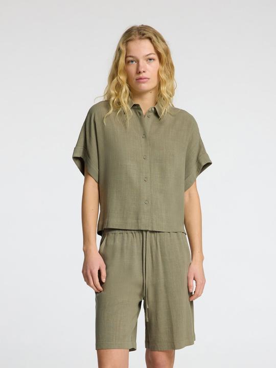 Produktbild Selected Femme Slfviva Ss Cropped Shirt Noos (40)