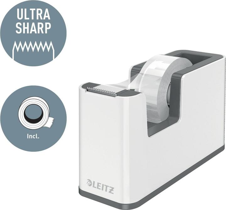 Immagine prodotto Leitz Dispenser da tavolo WOW +1RL bianco/rosso