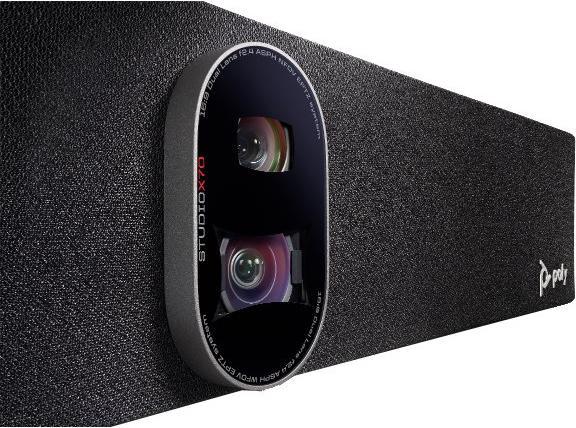 Image du produit Poly STUDIO X70 et TC8 Système intégré de caméras doubles + vidéo pour Conf/Collab/Wireless Pres