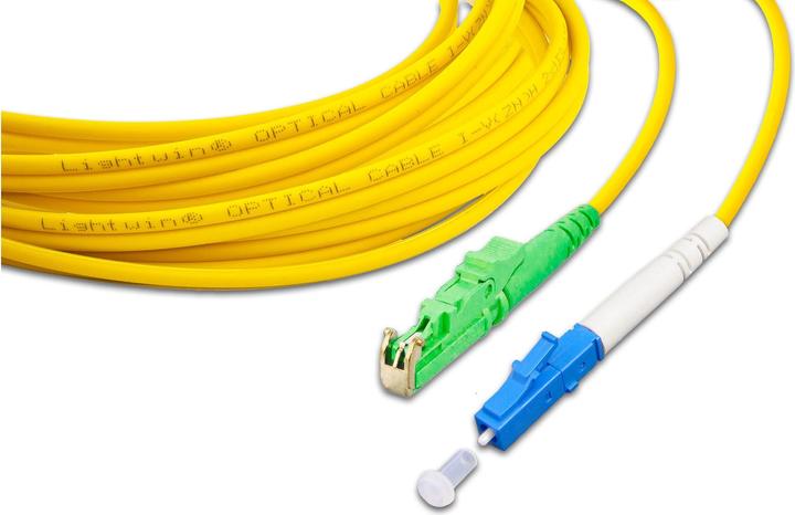 Lightwin LWL-Patchkabel LSH/APC-LC, Singlemode, Simplex, 10m (LSOH, CAT6, 10 m)