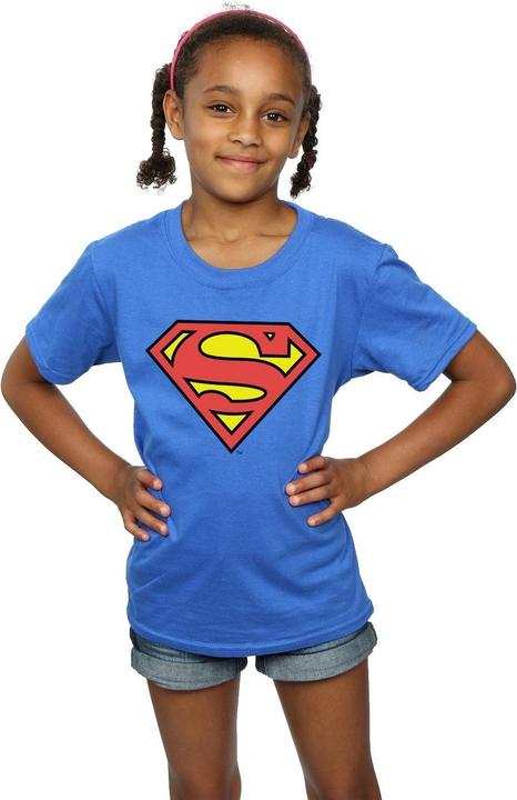 Immagine prodotto Superman Maglietta in cotone con logo delle ragazze (152, 158)
