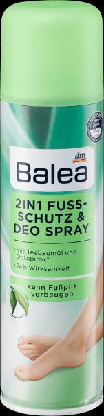 Actual product image dm Balea 2in1 foot protection & deodorant spray