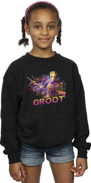 Produktbild Guardians Of The Galaxy Abstract Groot Sweatshirt Mädchen (128)