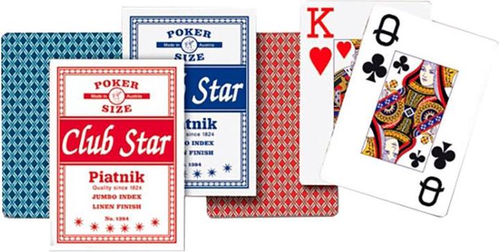 Produktbild Piatnik Club Star Poker Jumbo Index