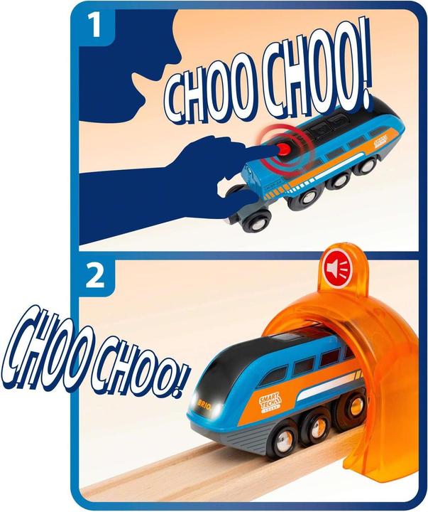 Produktbild Brio Smart Tech Tunnel Reisezug Set
