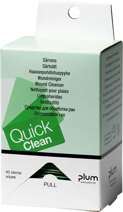 Produktbild Plum Quickclean Wundreinigungstücher, 40 Stk. (40 x)