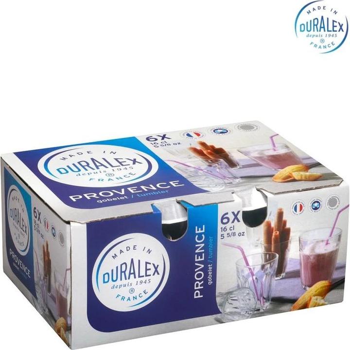 Produktbild Duralex Glas Provence 16 cl (0.16 l, 6 x)