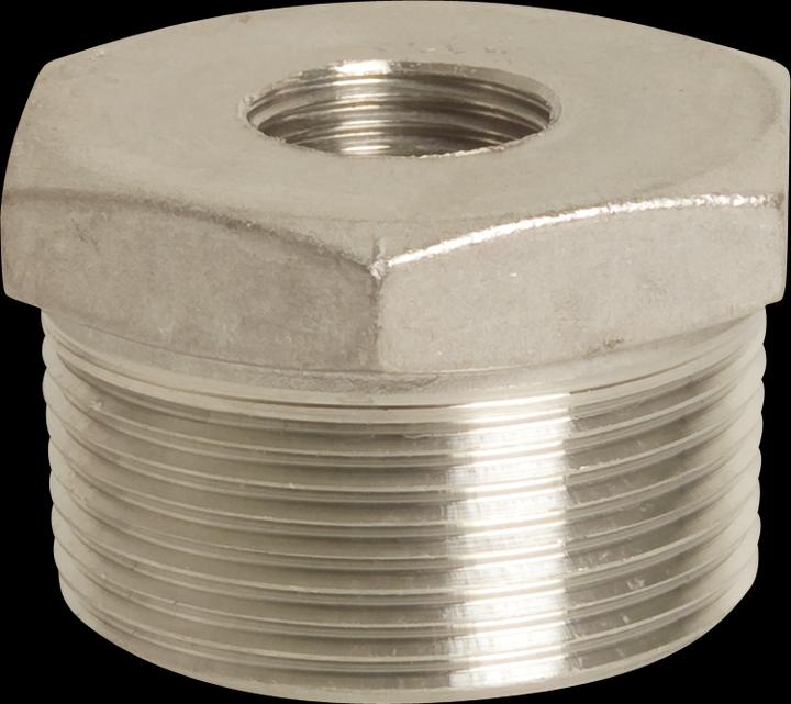 Produktbild Profec Nr. 241 Reduzierstück Edelstahl 316 3/4" x 1/2" Aussengewinde x Innengewinde 16bar