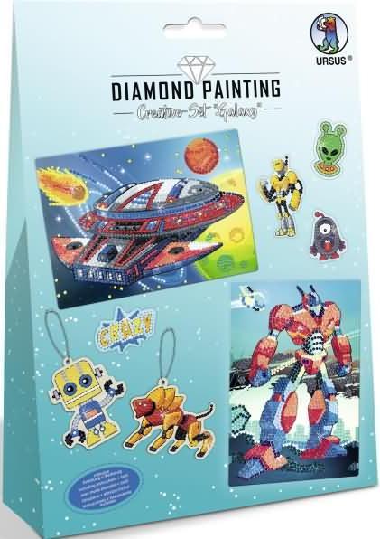 Actual product image Ursus Bastelset Diamond Painting Galaxy