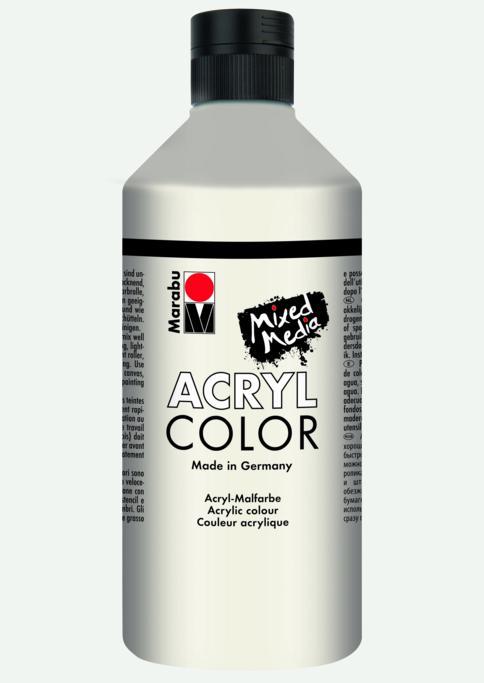 Actual product image Marabu Acrylic Color (White, 500 ml)