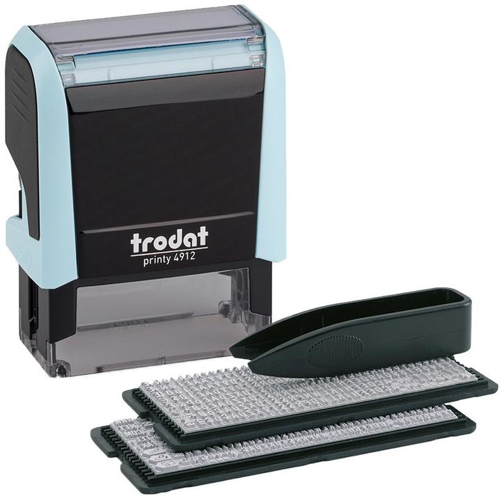 Actual product image Trodat Typomatic Printy 4.0 Pastel Edition, self-inking stamp for self-setting