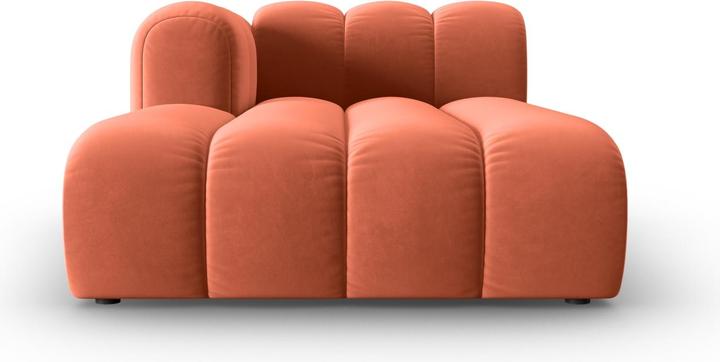 Actual product image Micadoni Velvet Chaise Longue Left, "Lupine", 2 Seats, 117x177x70Made in Europe (Chaise longue)