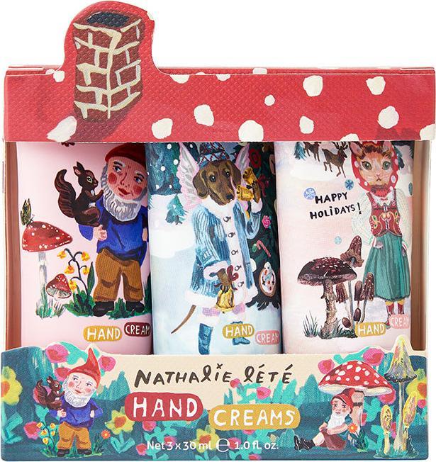 Immagine prodotto Nathalie Lété Set regalo di crema mani natalizia, 3 x 30 ml (90 ml)