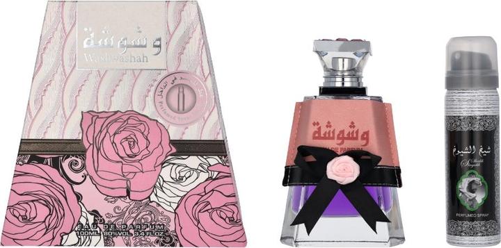 Actual product image Lattafa Perfumes Washwashah by Eau De Parfum Spray Plus 1.7 oz Deodorant 100 ml (Eau de parfum, 100 ml)