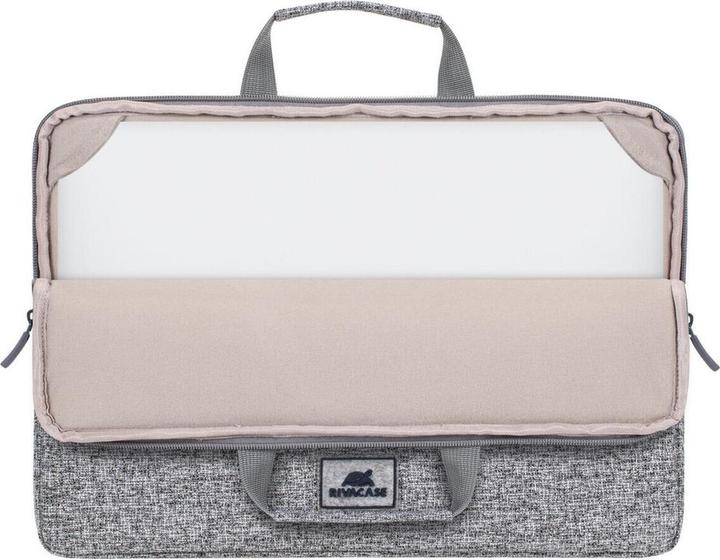 Image du produit Rivacase Housse pour ordinateur portable avec poignées, gris clair (15.60", Universel)