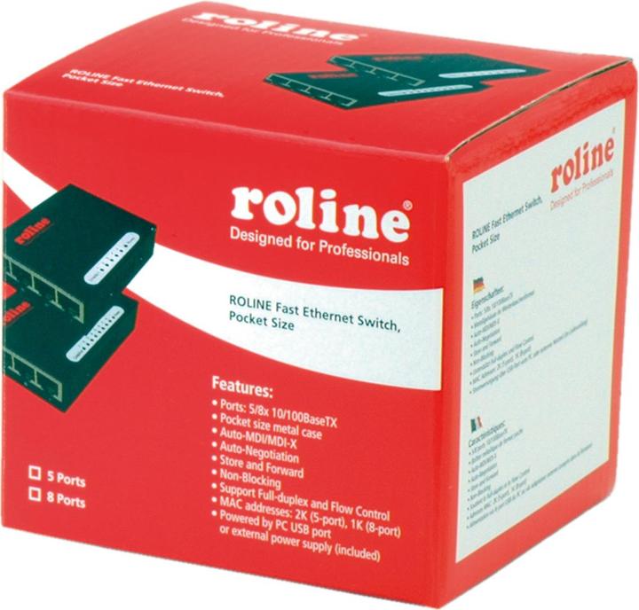 Actual product image Roline Fast Eth. Switch (5 Ports)