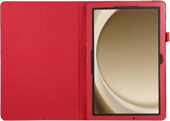 Cover-Discount Galaxy Tab A9+ - Bi-fold stand case red (Galaxy Tab A9+)