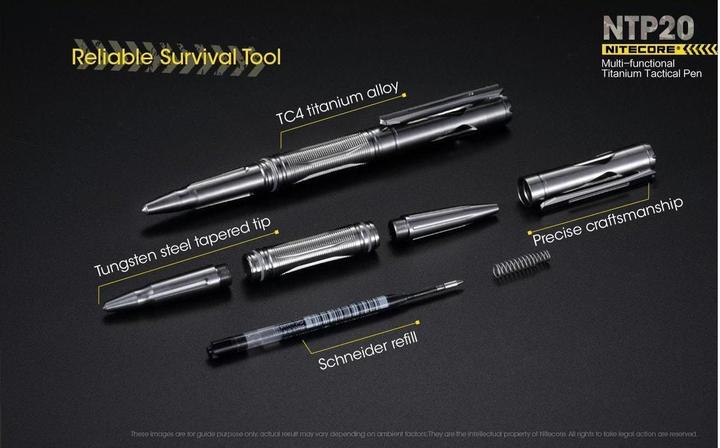 Produktbild Nitecore Titan Pen NTP20 (Silver, 1 x)