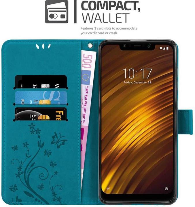 Immagine prodotto Cadorabo Copertina del libro di fiori (Xiaomi Pocophone F1)
