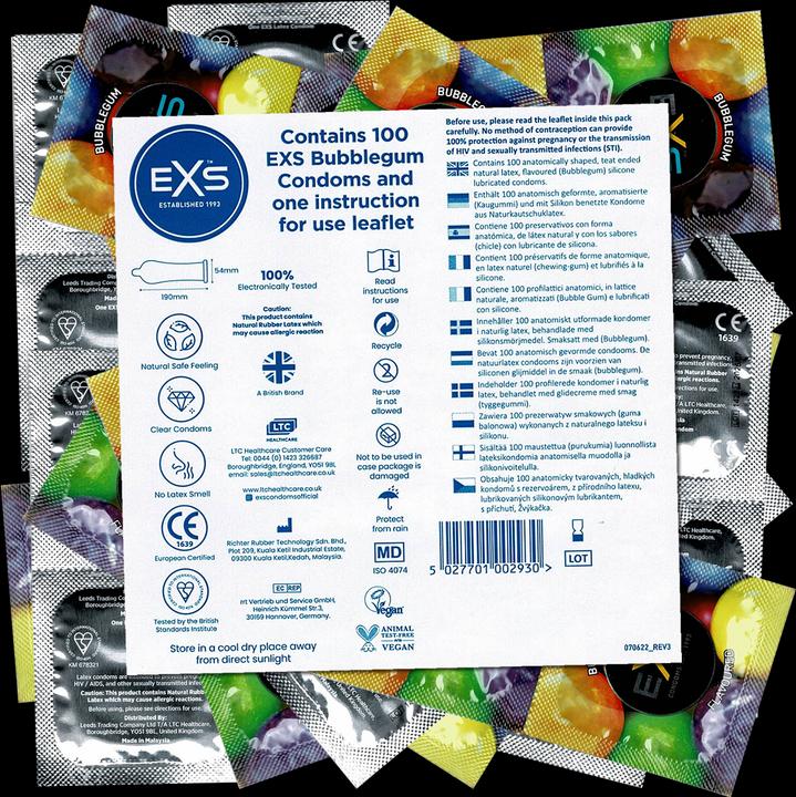 Actual product image EXS Bubblegum (100 pcs.)