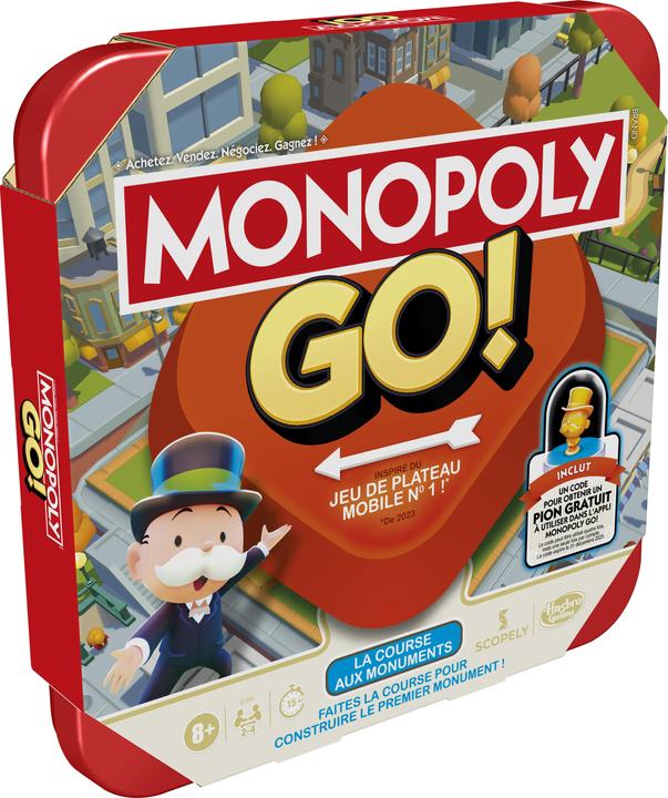 Image du produit Hasbro Gaming Monopoly GO! Jeu de société (Français)
