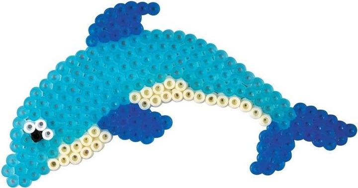Actual product image Hama Perlen Pin Plates Dolphin - Seahorse - Frog - Dragon