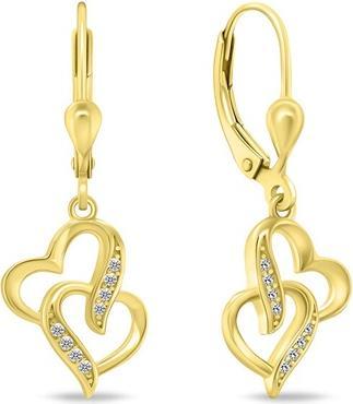 Immagine prodotto Brilio Argento - Orecchini romantici placcati oro Cuore EA467Y