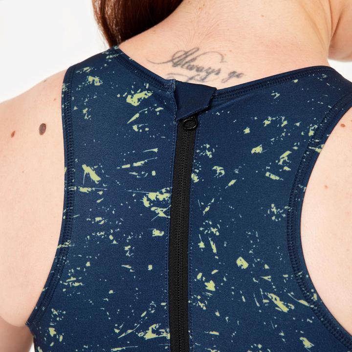 Actual product image Nabaiji Badeanzug Wasserball Damen - All Sand dunkelblau (40, 42)
