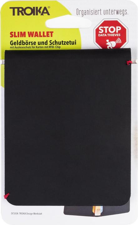 Actual product image Troika Slim Wallet Black