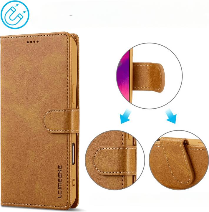 Actual product image Cover-Discount iPhone 16 - LC.IMEEKE leather case cover (Apple iPhone 16)
