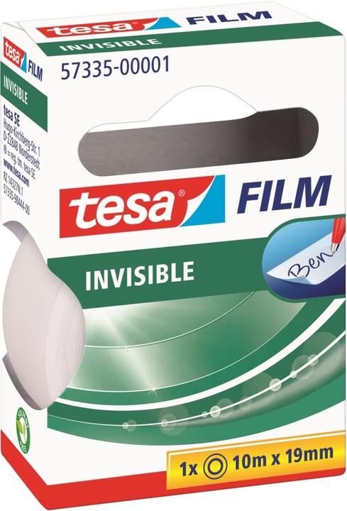 Image du produit tesa 1x tesafilm INVISIBLE, invisible mat, résistant au vieillissement et à la déchirure (19 mm)