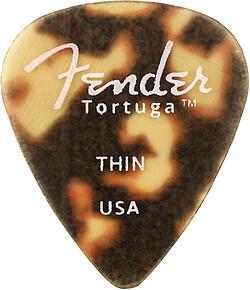 Fender Tortuga® 351 Picks, thin (6) (6 x, 0.46 mm)