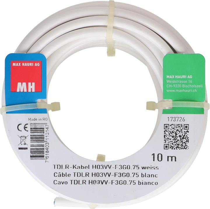 Produktbild Max Hauri TDLR-Kabel H03VV-F3G0.75 (10 m)