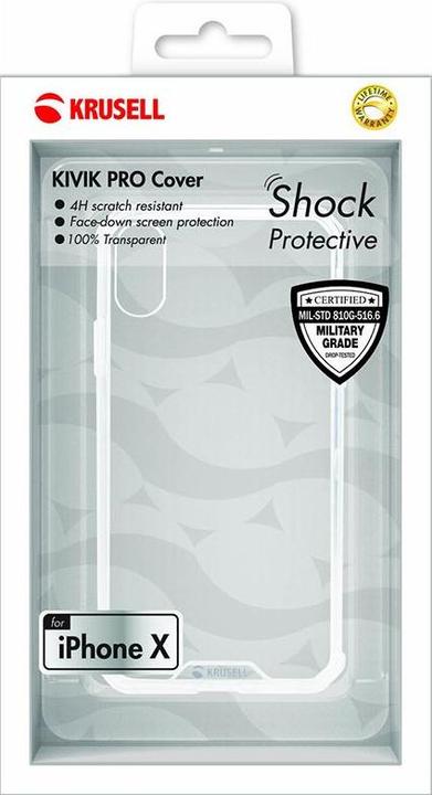 Produktbild Krusell Kivik Pro Cover - iPhone X Hülle (Transparent) (Apple iPhone 8)